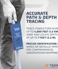 TEMPO Communications 501 Tracker II Underground Wire Locator & Cable Tracer | Buried Wire Tracer, Underground Cable Locator | Circuit and Cable Tester | Locate Cables 7 Ft Deep (Professional Grade) 13 61HZBL9wF4L