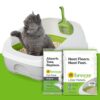 Purina Tidy Cats Litter Box System, BREEZE System Starter Kit Litter Box, Litter Pellets & Pads Original multi 48 61HZiVrSViL 1