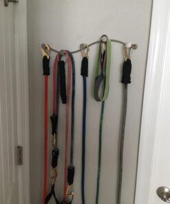 Spectrum Sweep Wall Mount 5-Hook Rack (Satin Nickel) - Wire Storage for Entryway, Bathroom, Backpack, Coat, Jacket, Purse, Belt, Robe, & More / Home Décor & Apartment Essential Satin Nickel Set of 1 Wall Mount 5 Hook Rack 36 61Hat8VWqbL 1