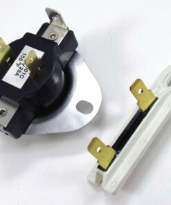 Alternative view of Edgewater Parts 3387134 & 3392519 Cycling Thermostat & Thermal Fuse for Whirlpool & Kenmore Dryer