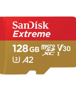 Alternative view of SanDisk 128GB Extreme microSDXC UHS-I Memory Card with Adapter - Up to 160MB/s, C10, U3, V30, 4K, A2, Micro SD - SDSQXA1-128G-GN6MA Card Only