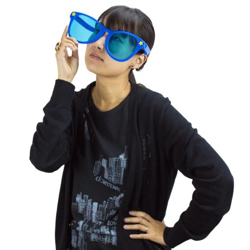 Pudgy Pedro's Jumbo Sun Glasses Party Supplies, Choose Your Favorite Color Blue