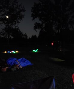 Playaboule Glow in The Dark LED Day Night Lighted Bocce Ball Set Choose Competition 107mm or 85mm Balls 107mm 4 Colors Comp Size Balls 28 61HhuQkvxEL