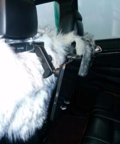 Macally Car Headrest Tablet Holder, Adjustable iPad Car Mount for Kids in Backseat, Compatible with Devices Such as iPad Pro Air Mini, Galaxy Tabs, And 7" to 10" Tablets and Cell Phones - Black 49 61HiIY9XdL