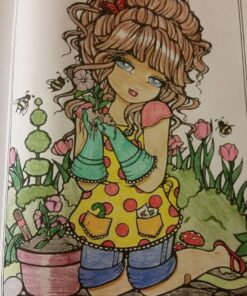 Sweet & Simple Whimsy Girls: Mermaids and More to Color 71 61HobNfe2eL 1