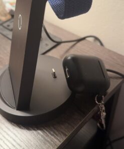 3 in 1 Charging Station for iPhone, Wireless Charger for iPhone 15 14 13 12 11 X Pro Max & Apple Watch - Charging Stand Dock for AirPods 3/2/1/Pro Black 27 61Horu9nRQL 1