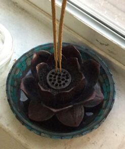Eastern Enlightenment Lotus Flower Meditation Incense Burner, Zen Buddhist Home Décor 31 61HrM7vDDuL