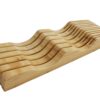 Shenzhen Knives Large In-Drawer Knife Block: 11 Slot (Holds 10-12 Knives) Empty Bamboo Wooden Knife Holder for Kitchen Drawers 29 61HrOoIHsRL