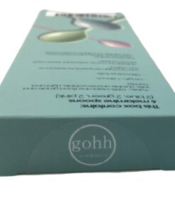 Gohh Long Handle Spoons 7.2 Inch: Latte Machiatto, Tall Iced Tea, Ice Cream Sundae, Coffee, Tea, Cocktail or Hot Chocolat Stirring Longdrink Spoons, Set of 6 Green, Blue, Pink 27 61Hs C7httL