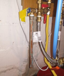 HYDRO MASTER Tankless Water Heater Service Valve Kit with Pressure Relief Valve 3/4-Inch IPS Isolator Clean Brass 33 61HsGjXiUQL