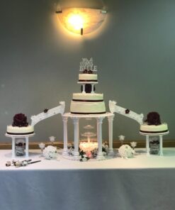 Cakesupplyshop Packaged Sk987 Romantic Princess Hearts & Kisses White Tiered Wedding Cake Step Decoration Stair -2pack 8 61HsOqJqRNL