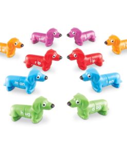 Learning Resources Snap-N-Learn Rhyming Pups Toy, Fine Motor Toys, Develops Color Recognition Skills, 20 Pieces, Ages 3+ 14 61HtnQ5VK5L