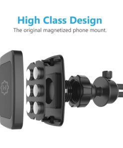 WixGear Magnetic Phone Car Mount, Universal Bite-Lock Air Vent Magnetic Phone Car Mount Holder, for Cell Phones with Swift-snap Technology 22 61HvZ2VUFbL