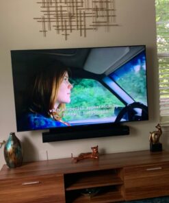 Perlegear Tilting TV Wall Mount for Most 37-75 inch TVs, Large Low Profile TV Mount Wall Bracket for Flat Curved LED LCD OLED TVs, Fits 16, 18, 24 Inch Studs Max VESA 600x400mm Support Up to 132lbs 19 61HwOQPLM2L