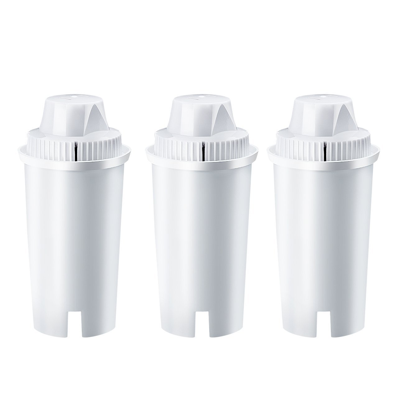 WellBlue 3 Pack Drop In Brita Style Alkaline Water Filter Replacement 7 ...