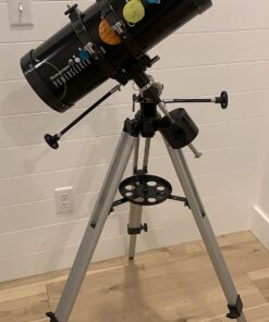 Celestron - PowerSeeker 127EQ Telescope - Manual German Equatorial Telescope for Beginners - Compact and Portable - Bonus Astronomy Software Package - 127mm Aperture 127EQ Newtonian 67 61Hx3vYuyTL