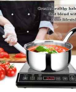Duxtop Whole-Clad Tri-Ply Stainless Steel Saucepan with Lid, 3 Quart, Kitchen Induction Cookware 3 Qt 30 61HxgV9Z6L