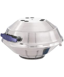 Alternative view of Marine Kettle Gas Grill with Hinged Lid, Party Size