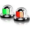 Obcursco Navigation Lights for Boats LED, Pontoon Boat Navigation Lights Red and Green, Deck Mount Port and Starboard Boat Lights for Bow and Stern, Suitable for Marine, Skeeter Boat, and Bass Boat 41 61I05mZU9cL
