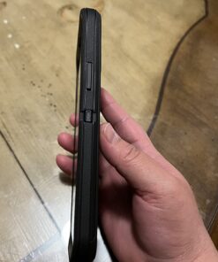 OtterBox iPhone 13 Pro Max & iPhone 12 Pro Max Defender Series Case - BLACK, Rugged & Durable, with Port Protection, Includes Holster Clip Kickstand 34 61I07YjQoaL