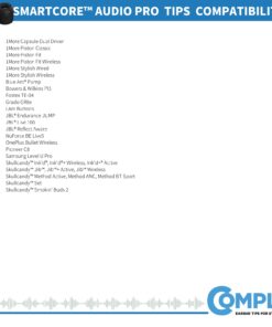 Comply Professional Noise Isolating Earphone Replacement Tips | for NuForce, ISOtunes PRO, Q-Jays, Etymotic Research, Westone, Shure & More |Size Large, 3 pairs,Black Black 20 61I2U dgB L