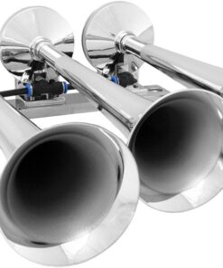 Vixen Horns Train Horn Kit for Trucks/Car/Semi. Complete Onboard System- 150psi Air Compressor, 1 Gallon Tank, 3 Trumpets. Super Loud dB. Fits Vehicles like Pickup/Jeep/RV/SUV 12v VXO8210/3118 11 61I2scKipwL