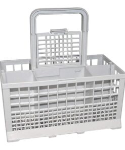 Qualtex Dishwasher Cutlery Silverware Basket Holder Grey, 9 5/16 X 5 1/4 X 9 3/4 Inches 14 61I2w2Qt1qL