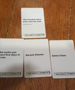 Not Parent Approved - The Hilarious Family Game Night Card Game for Kids, Teens & Tweens, The Perfect Funny Christmas & Birthday Gift for Boys & Girls, Best Fun Family Games for Kids and Adults A. Original Game 48 61I3CmYi2mL