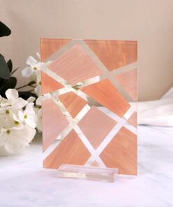 UNIQOOO 10 Pack Clear Acrylic Sign Acrylic Wedding Table Numbers, 8 x 10 inch, DIY Acrylic Sheet for Wedding Table Number Holder, Table Display Stand Signs for Party Events, Office 8x10",10 set 24 61I4 cicA0L