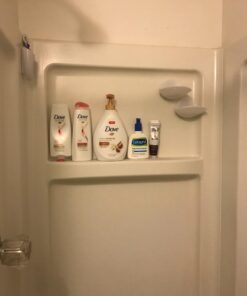 Command Bath Razor Holder, Clear Frosted, 1-Holder, 1- Water-Resistant Strip, Organize Damage-Free 51 61I4eQth9aL