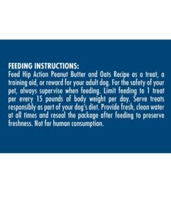 Zuke's Hip Action Hip & Joint Natural Dog Treats Crafted in the USA, 16 Ounce (Pack of 1) Peanut Butter & Oats 1.00 Pound (Pack of 1) 26 61I5jZ DnkL