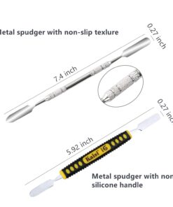 Kaisi Professional Electronics Opening Pry Tool Repair Kit with Metal Spudger Non-Abrasive Carbon Fiber Nylon Spudgers and Anti-Static Tweezers for Cellphone iPhone Laptops Tablets and More, 20 Piece 29 61I6TSlhDbL