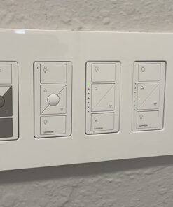 Lutron Caseta Single-Pole/3-Way Smart Lighting Lamp Dimmer and Remote Kit | P-PKG1P-WH | White 46 61I6Z9rspWL