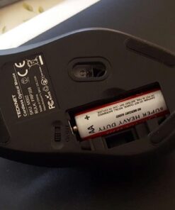 TECKNET Wireless Mouse, 2.4G USB Computer Mouse with 6-Level Adjustable 3200 DPI, 30 Months Battery, Ergonomic Grips, 6 Buttons Portable for PC, Chromebook, Mac - Black 42 61I7uBJrNQL