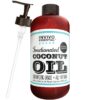 Fractionated Coconut Oil Premium Therapeutic Grade 16 Ounce Liquid Carrier Oil for Aromatherapy Relaxing Massage and Diluting Essential Oils with Pump and eBook 29 61I9TKDoGDL
