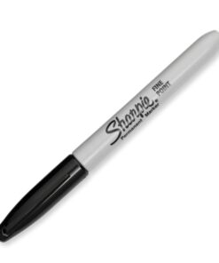 Alternative view of Sharpie Permanent Marker, Fine Point, Black, Pack of 5 5 Count Marker