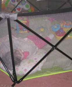 Summer Infant Pop ‘n Play Portable Playard, Green - Lightweight Play Pen for Indoor and Outdoor Use - Portable Playard with Fast, Easy and Compact Fold 46 61ICIrBQdGL