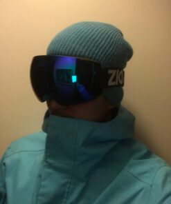 ZIONOR X4 Ski Goggles Magnetic Lens - Snowboard Snow Goggles for Men Women Adult A0 Vlt 13.67% Blue Lens Blue Frame 72 61ID15Rt9L