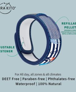 PARA'KITO Bug & Mosquito Bracelets for Kids | Mosquito Spray Alternative | Waterproof, Outdoor Insect Wristband w/Natural Essential Oils | Hiking, Trekking & Camping Accessories (Pirate) Pirate 10 61ILdMMl2qS