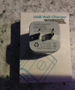 X-EDITION Wall Charger,4-Pack 2.1A Dual Port USB Power Adapter Plug Charging Block Cube for Phone 8/7/6 Plus/X, Pad, Samsung Galaxy S5 S6 S7 Edge,LG, Android (White) White 38 61IMA7RQwCL