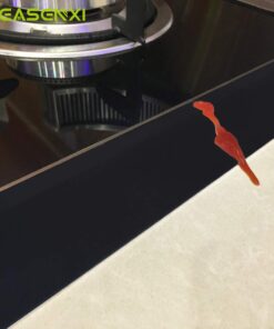 CozyKit Silicone Kitchen Stove Counter Gap Cover Long & Wide Gap Filler (2 Pack) Seals Spills Between Counters, Stovetops, Washing Machines, Oven, Washer, Dryer - Heat-Resistant and Easy Clean (Black) Black 24 61IQPhpzr7L