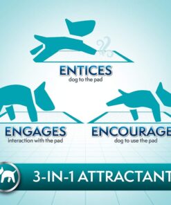 Simple Solution Extra Large Training Puppy Pads - 3 in 1 Attractant - Absorbs Up to & Cups of Liquid - 28x30in - 50 Count 50 ct 16 61IR1JWW9L