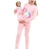 Babyroom Girls Matching Doll&Toddler 4 Piece Cotton Pajamas Toddler Christmas Sleepwear … 3 Pink/Unicorn 15 61IS8KKZN0L