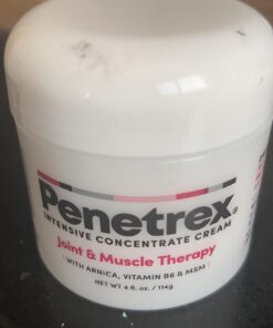 Penetrex Joint & Muscle Therapy – Soothing Relief for Back, Neck, Hands, Feet & Nerves – Maximum Strength Premium Whole Body Recovery Rub with Arnica, Vitamin B6 MSM & Boswellia – Non-Greasy 4oz Cream 4 Ounce (Pack of 1) 33 61IU2GD3ZbL