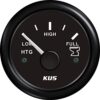 KUS CPGR-BB, 240-33 Ohm, Electric Holding Tank Level Gauge, 12V / 24V, 2" (52mm) with Backlight Black Plastic 15 61IVwvNUK1L