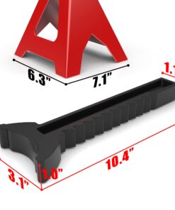 BIG RED T42202 Torin Steel Jack Stands: 2 Ton (4,000 lb) Capacity, Red, 1 Pair 22 61IZXSzUkL