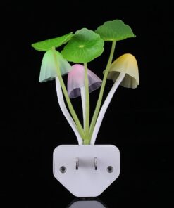 Rienar Sensor Led Night Light, Color Changing Plug-in LED Mushroom Dream Bed Lamp 38 61IZmfsHRpL