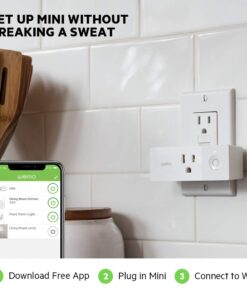 Wemo Mini Smart Plug, WiFi Enabled, Works with Alexa, Google Assistant & Apple HomeKit 34 61Ib7ba0bbL