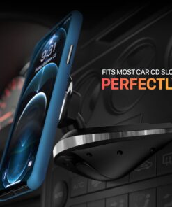 Alternative view of Bestrix Magnetic Phone Car Mount |Universal Magnetic Car Cell Phone Holder | Magnet Car Phone Holder Compatible w/iPhone 12 11 Pro/11 Pro Max/XS/XR/X/8/7,Galaxy S10/S10+/S9/S9 Note & More (CD Slot) CD Slot