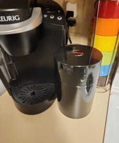 COFFEEVAC 1LB Patented Airtight Multi-use Vacuum Works as Smell Proof Ground Coffee Bean Containers. Black Cap and Body, 1.85-Liter/1.6-Quart Black Cap & Body 21 61IbfNjD07L